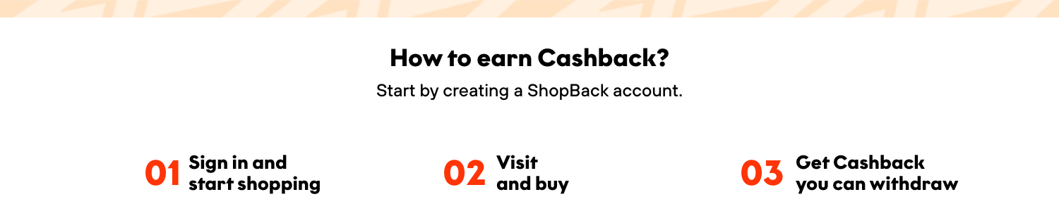 How to earn Cashback 1